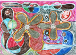 Bathroom Sink #1 - Brush Pens on Acid Free Paper - 9 in. x 12 in. - $100